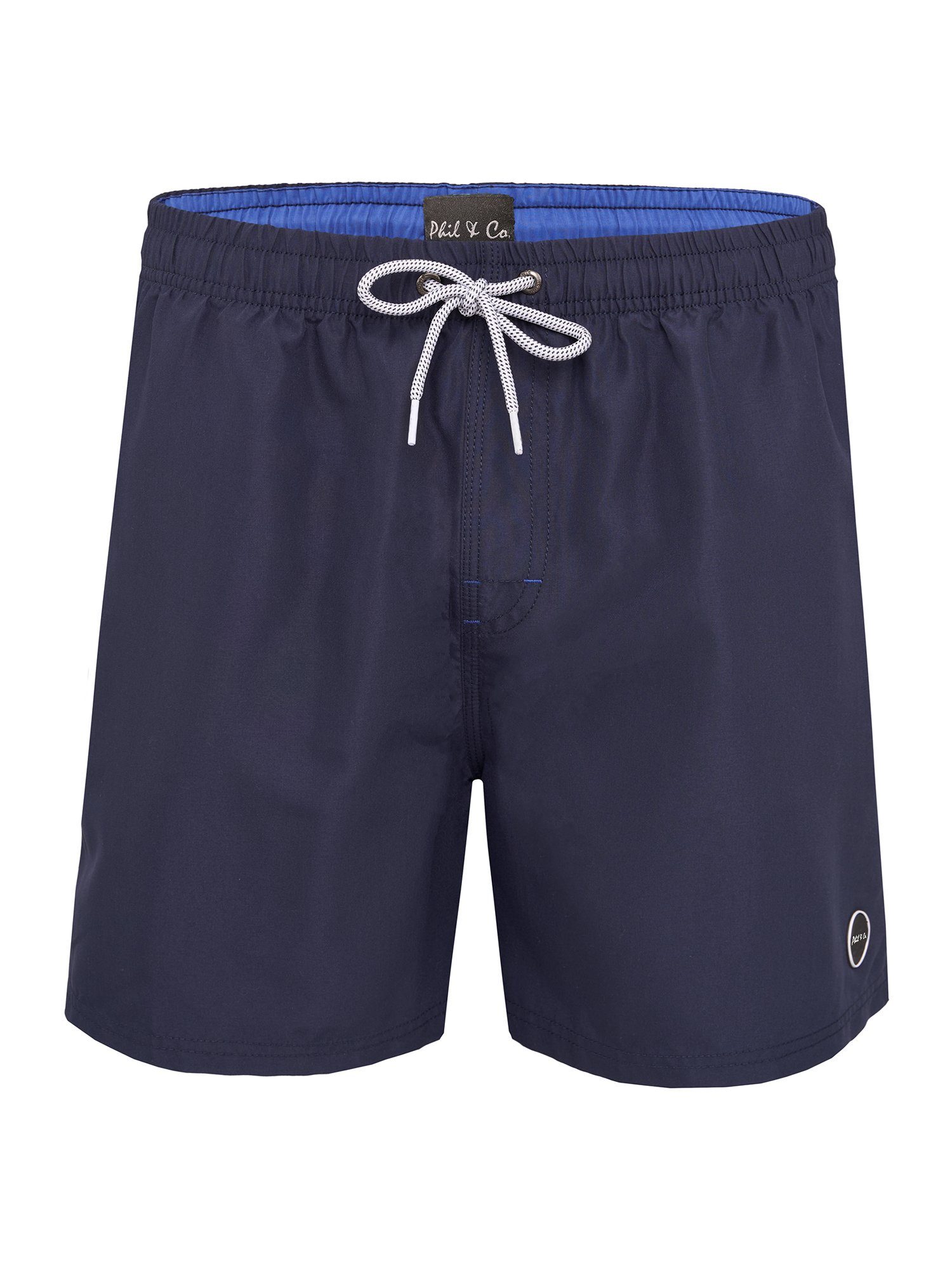 Phil & Co. solid Badeshorts (1-St) Classic navy