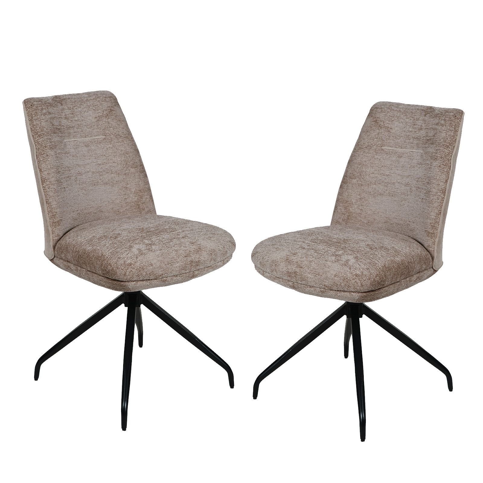 Jiexi Esszimmerstuhl Esszimmerstuhl 2er-Set, moderner Design-Polsterstuhl, hohe Stabilität