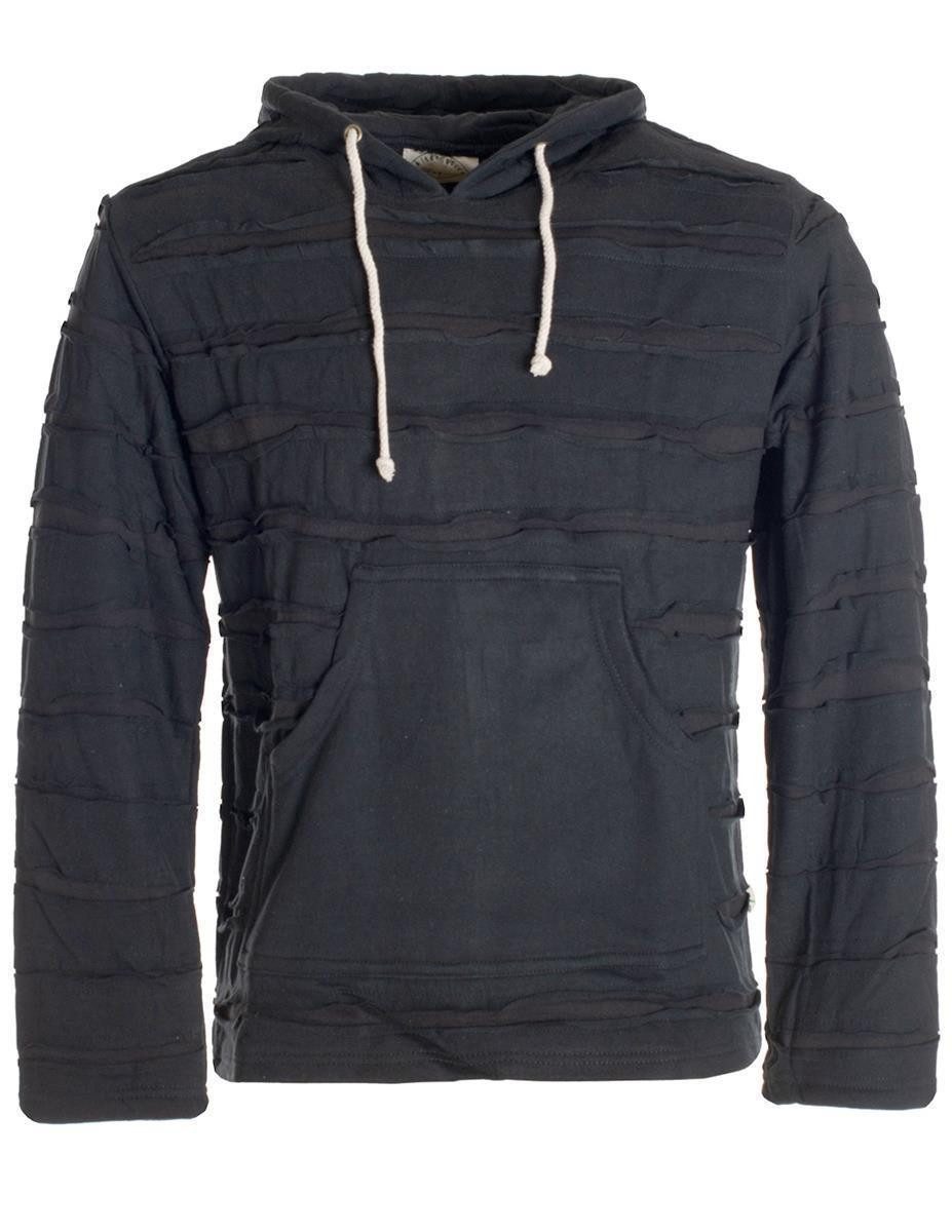 Kapuzensweatshirt Hoodie Kapuzenpullover Cutwork Design Jersey Baumwolle