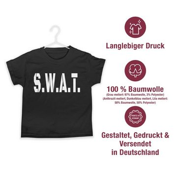 Shirtracer T-Shirt S.W.A.T. Karneval Kostüm - Polizei SWAT Police Spezialeinsatzkommando Karneval & Fasching