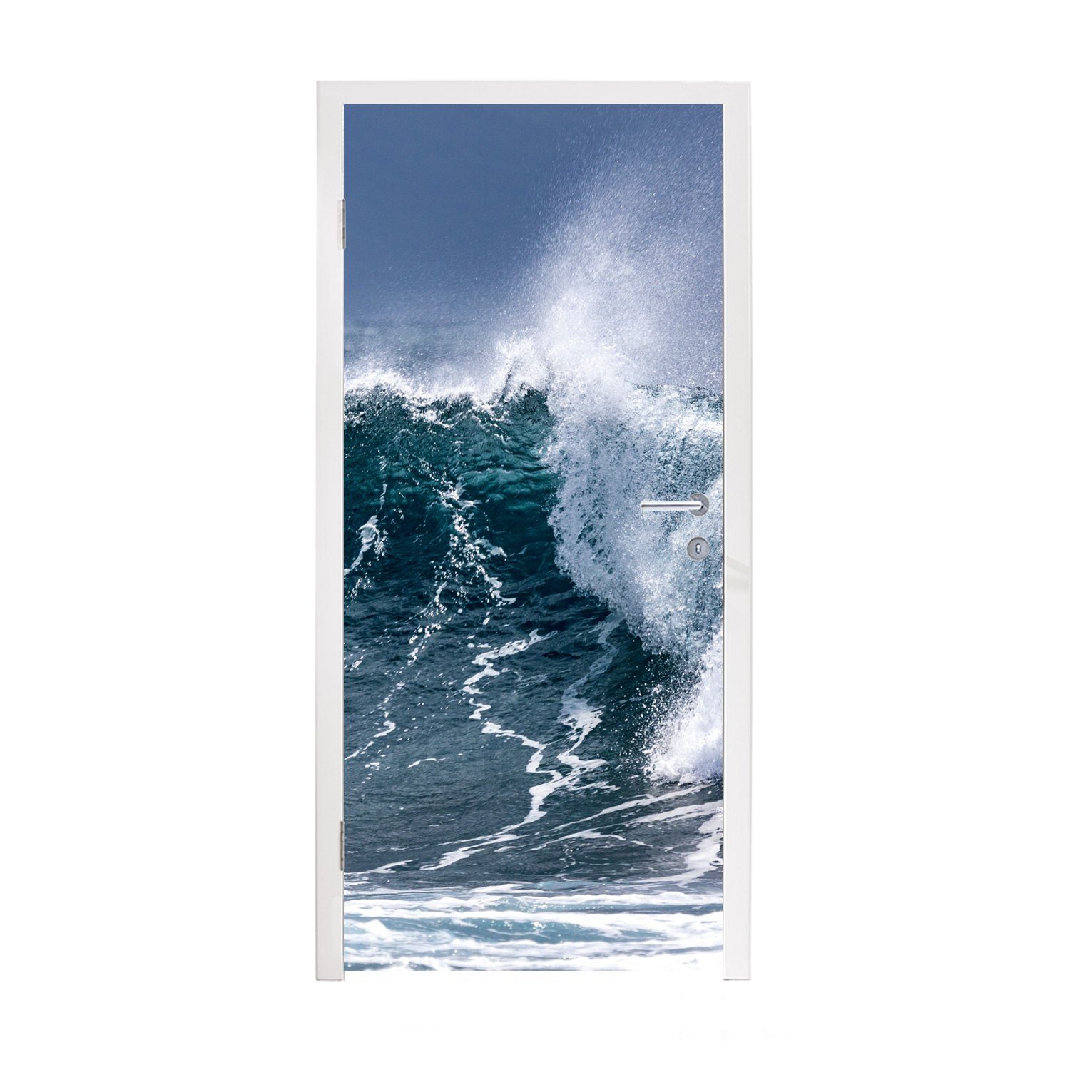 MuchoWow Türtapete Meer - Golf - Ozean, Matt, bedruckt, (1 St), Fototapete für Tür, Türaufkleber, 75x205 cm