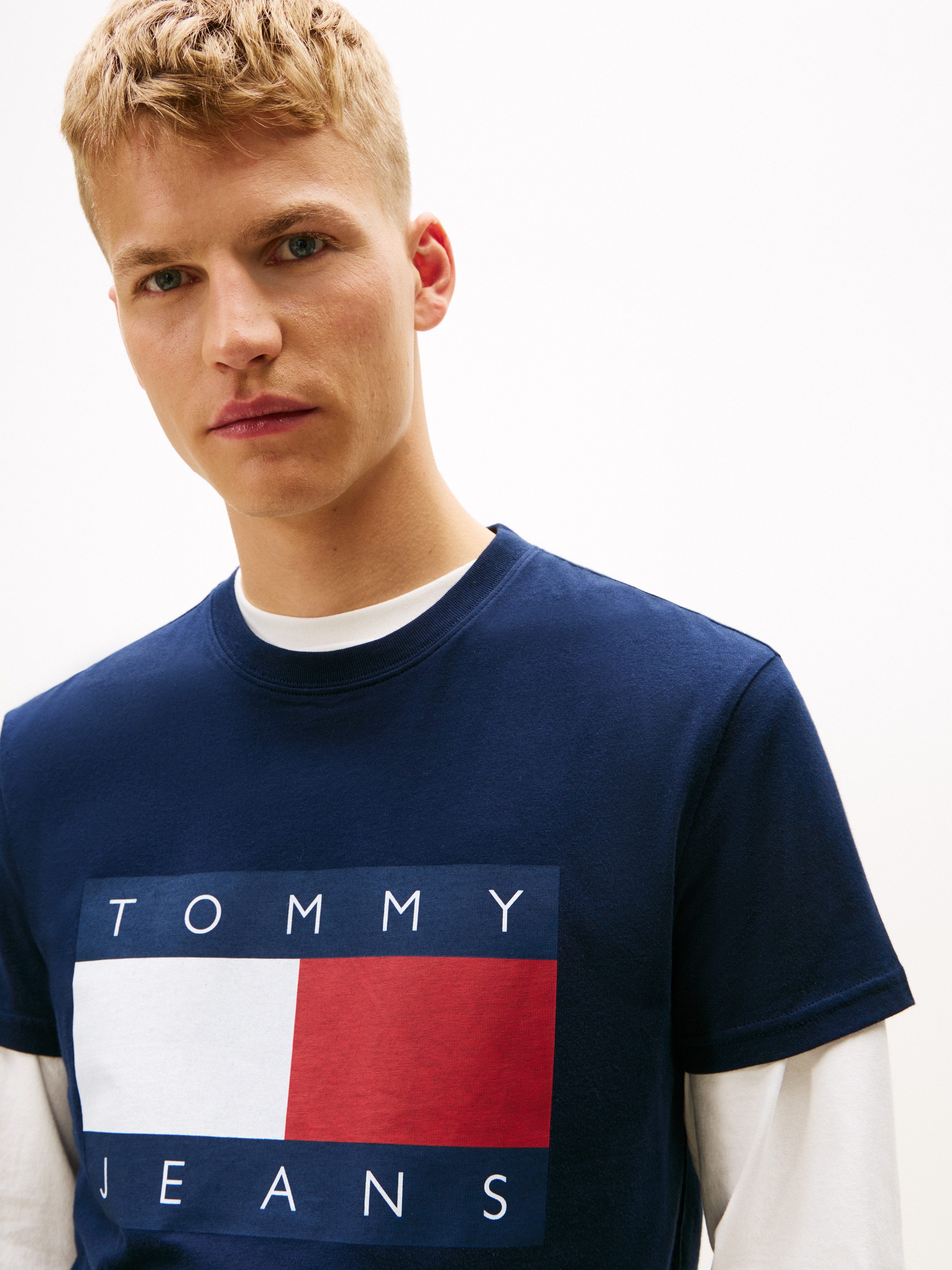 Tommy Jeans T-Shirt Rundhalsausschnitt, Regular Fit, günstig online kaufen