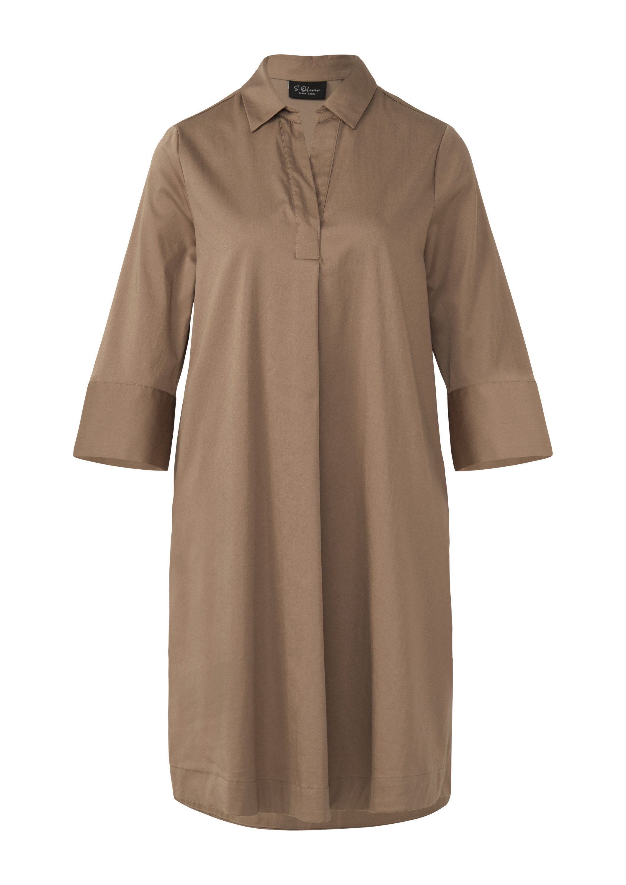 s.Oliver Minikleid Kleid Ausgestelltes Tunikakleid mit 3/4-Ärmeln günstig online kaufen