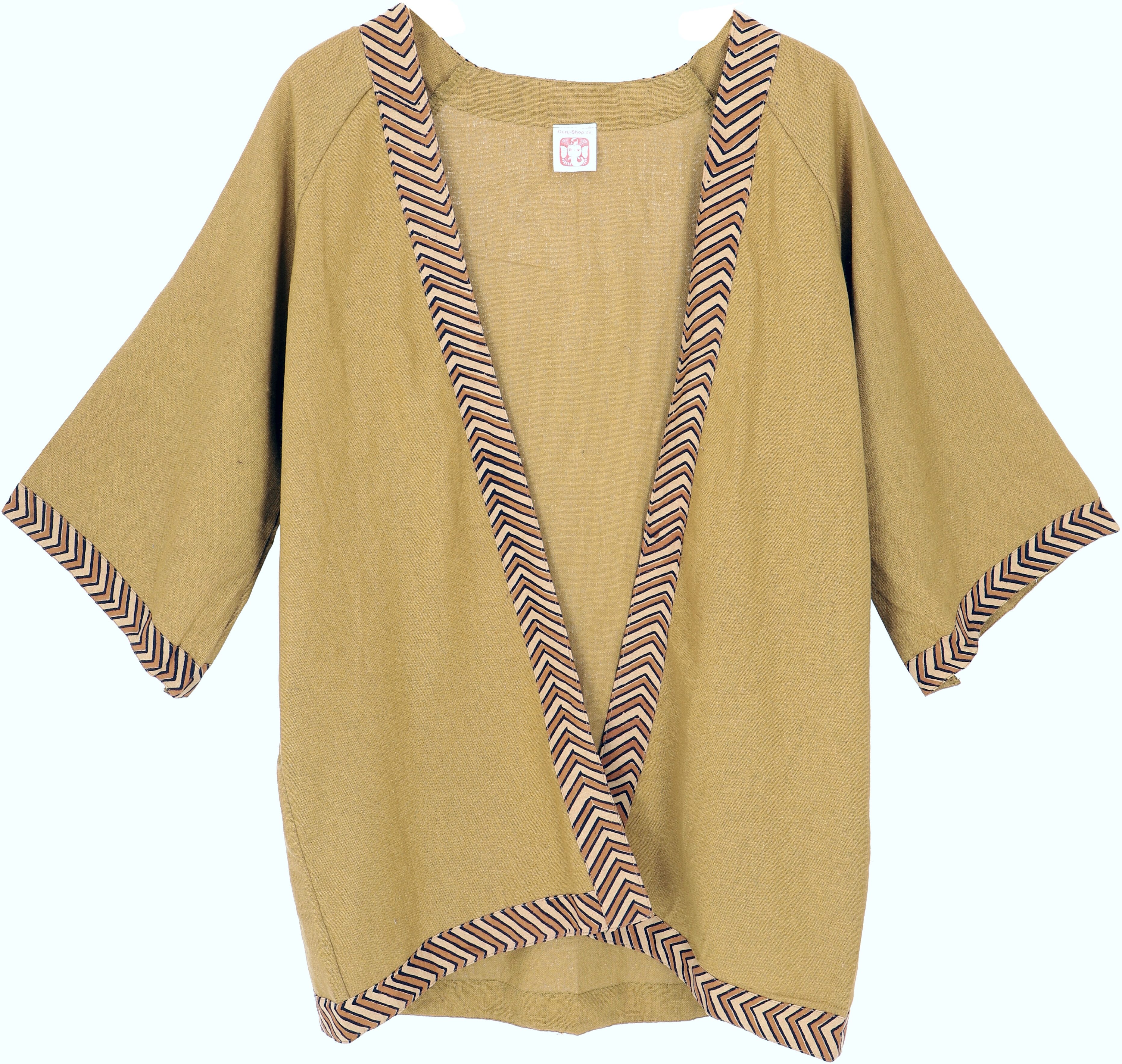 Guru-Shop Kimono Kurzer Kimono, Boho Cardigan, günstig online kaufen