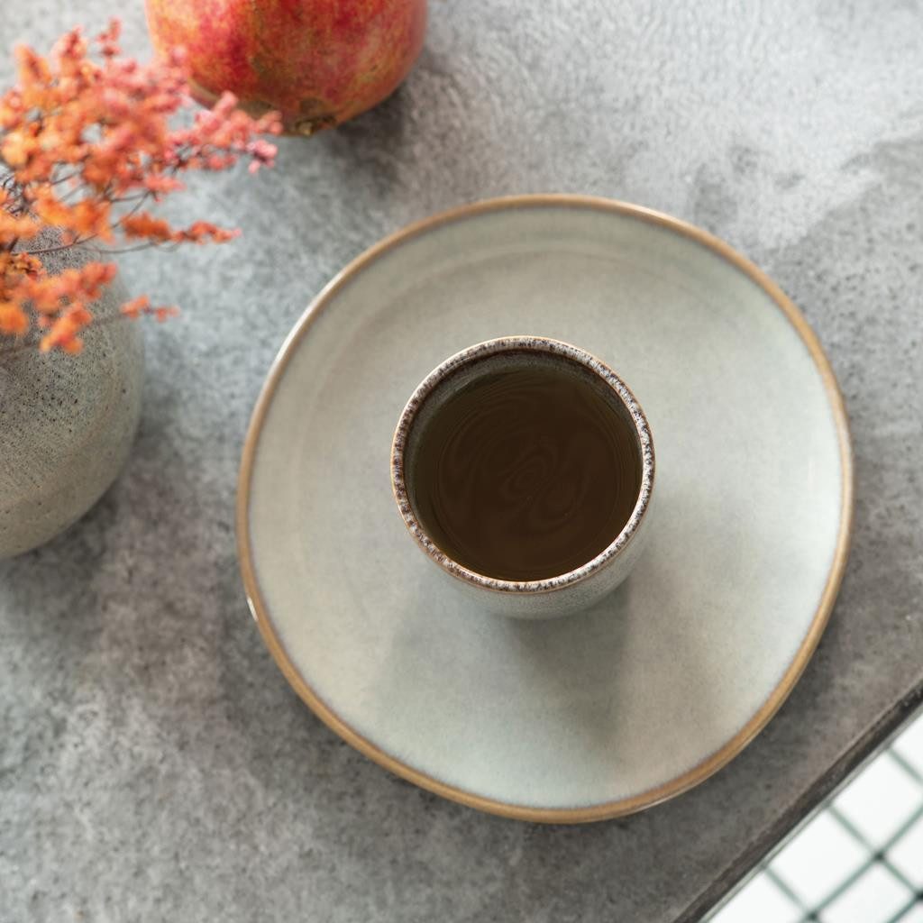 like. by Villeroy & Boch Becher Lave Becher ohne Henkel 400 ml 6er Set, 6-tlg., Steingut