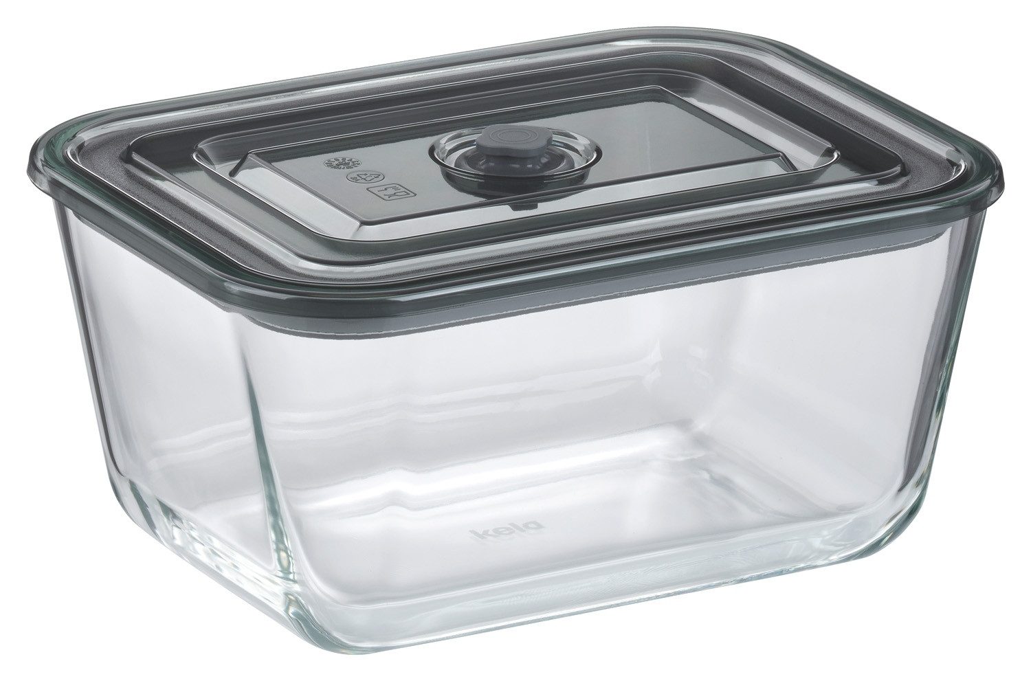 Frischhaltedose AURELIA, 2500 ml, Transparent, Push & Go System