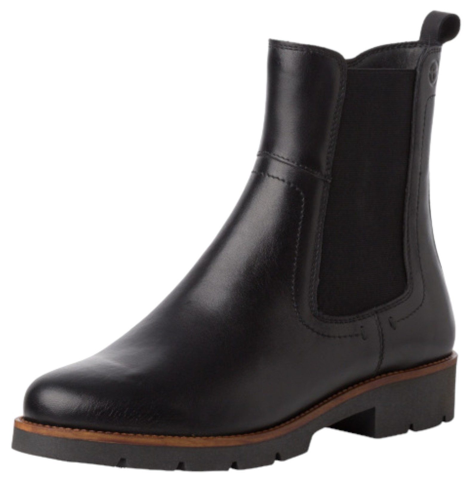 1-25015-43 001 Black Stiefelette