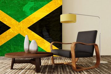 WandbilderXXL Fototapete Jamaika, glatt, Länderflaggen, Vliestapete, hochwertiger Digitaldruck, in verschiedenen Größen