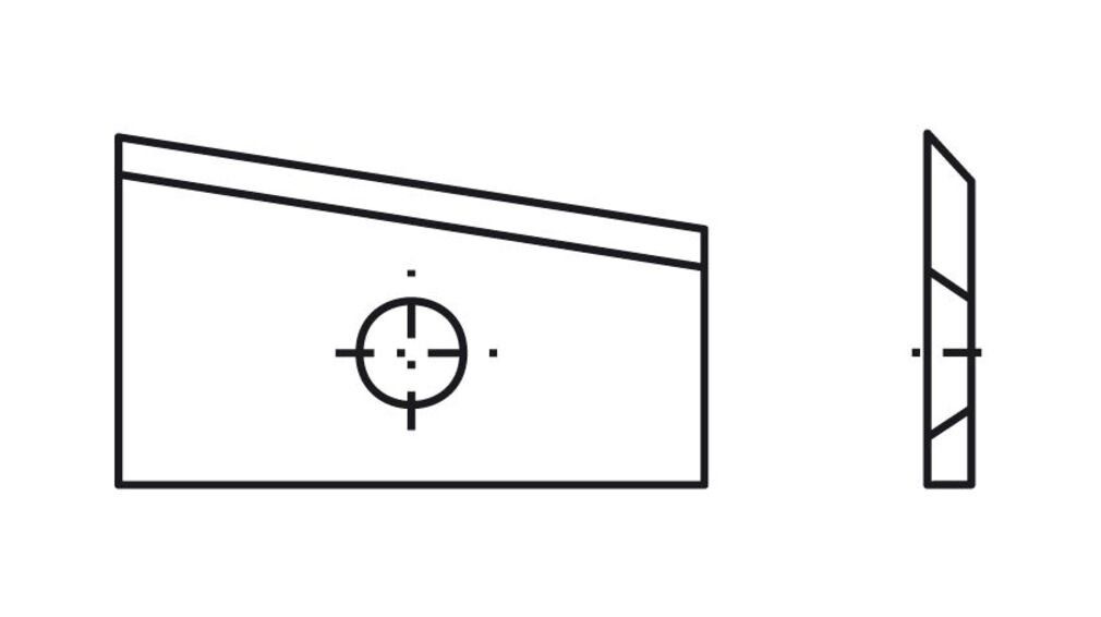 Tigra Wendeplattenfräser TIGRA Blankett 30x22,5x3mm T04F 4 Stück | Fräser-Sets