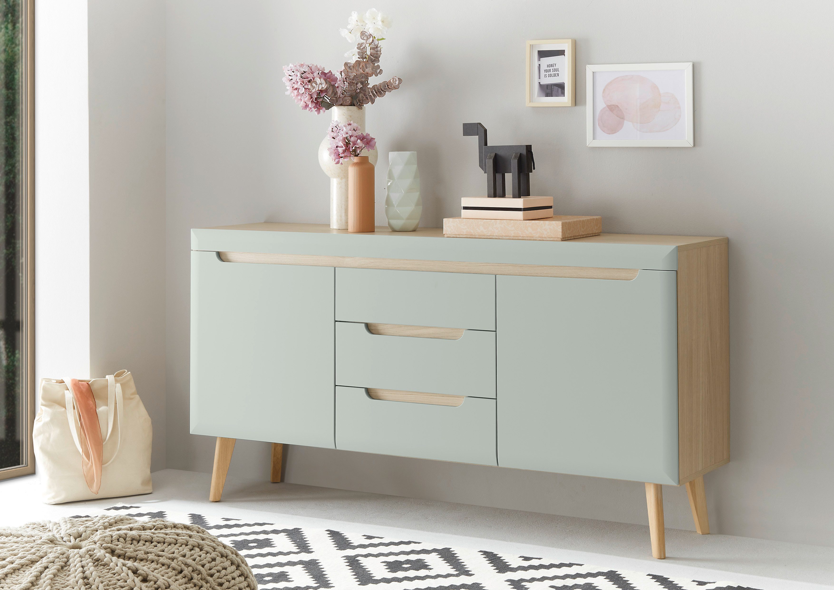 Sideboard Torge, Anrichte, Kommode, Schubladenschrank