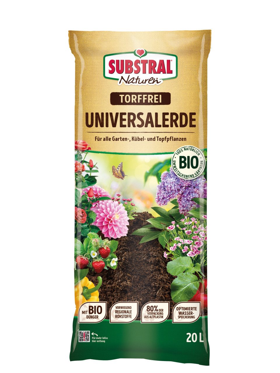 Substral Почва Substral Naturen Universalerde 20 L torffrei, Torffrei