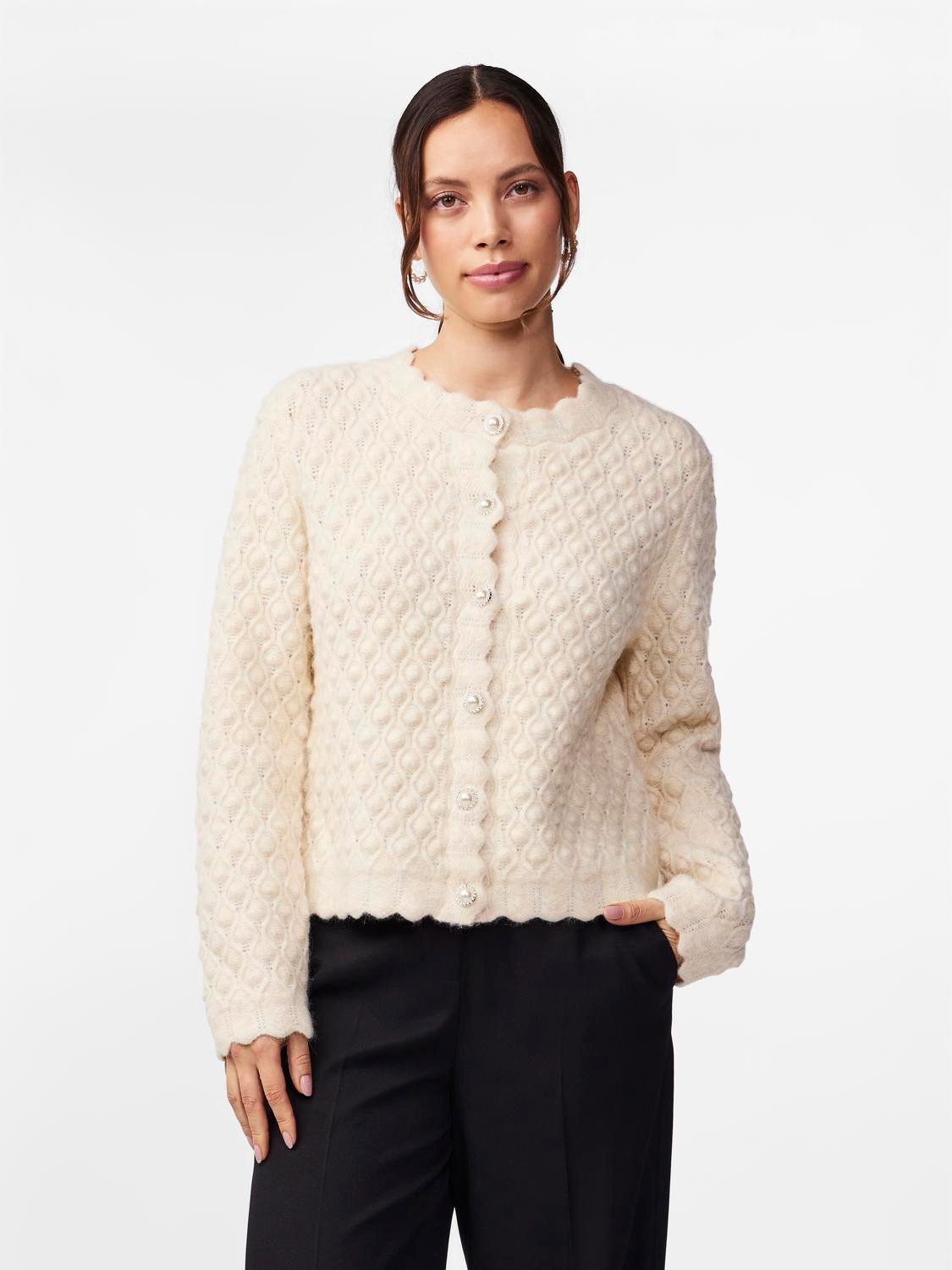 Y.A.S Strickjacke YASBUBBLE LS KNIT CARDIGAN günstig online kaufen