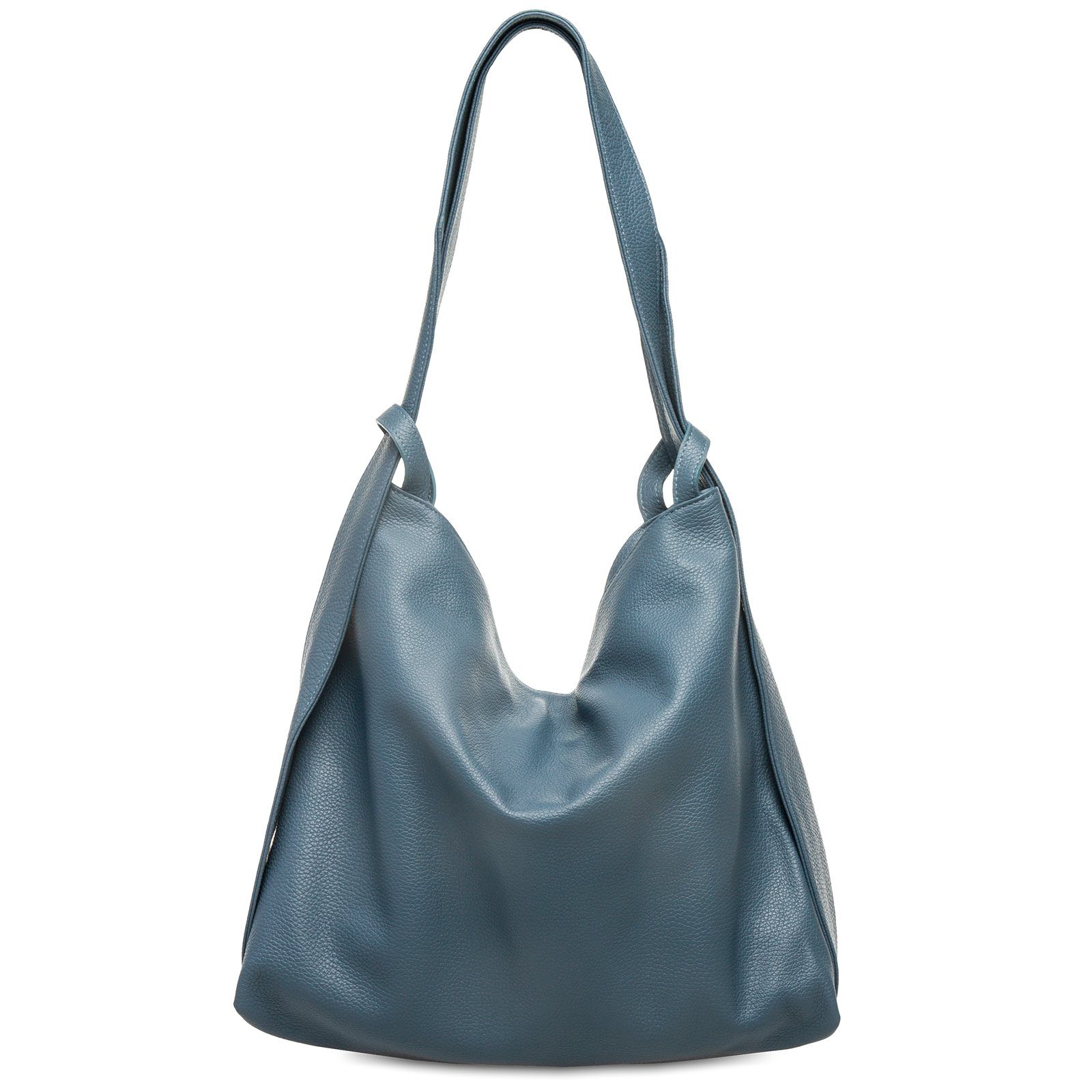 Caspar Schultertasche 2 in 1 XL Leder Damen Rucksack Tasche - PREMIUM LINE günstig online kaufen