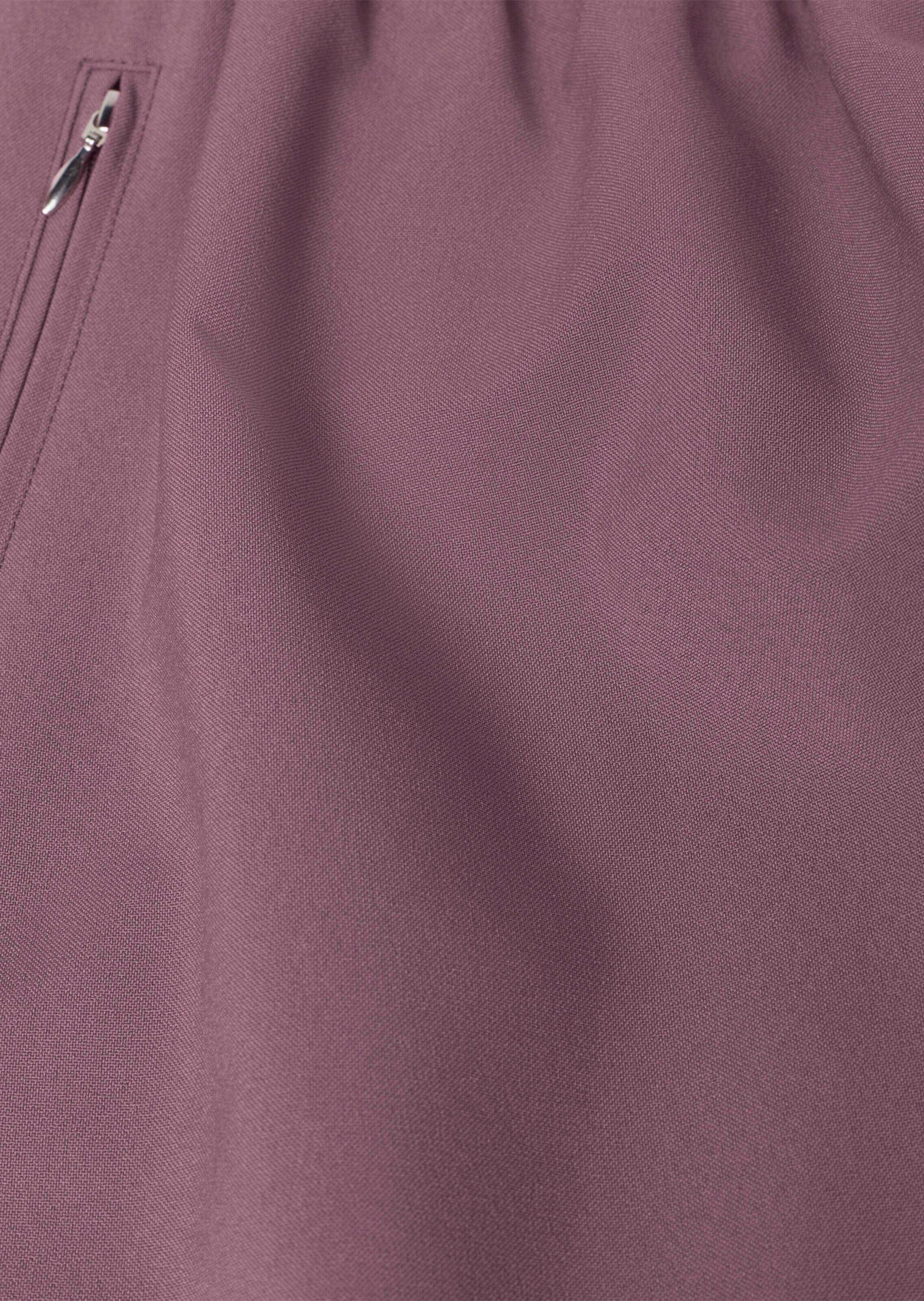 GOLDNER Bleistiftrock Kurzgröße: Reiserock mit Rundumdehnbund Stretchrock mit Reißverschlusstaschen, Gehschlitz und Knielänge