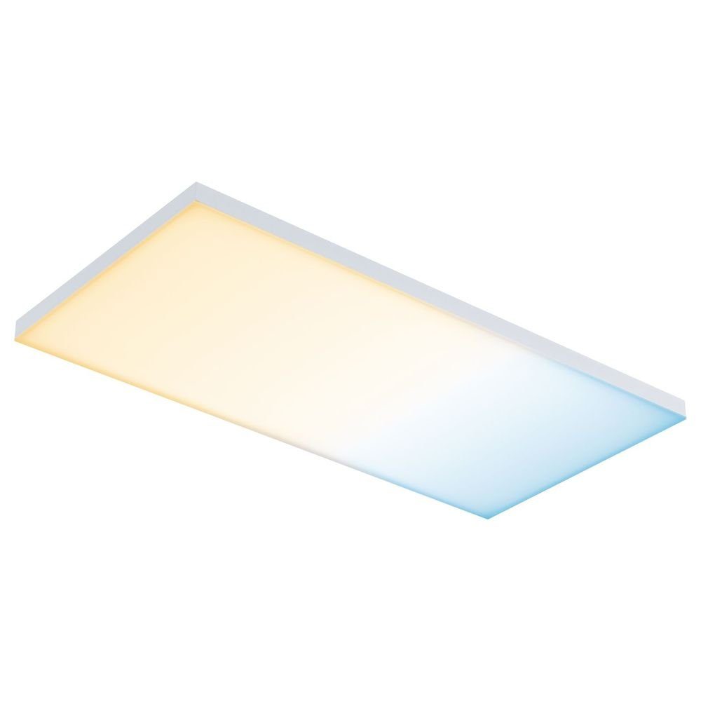 LED, keine fest verbaut, Panele Angabe, Paulmann Panel 595x295mm, warmweiss, dimmbar LED enthalten: Leuchtmittel Valora Ja, in Deckenleuchte Weiß-matt LED LED