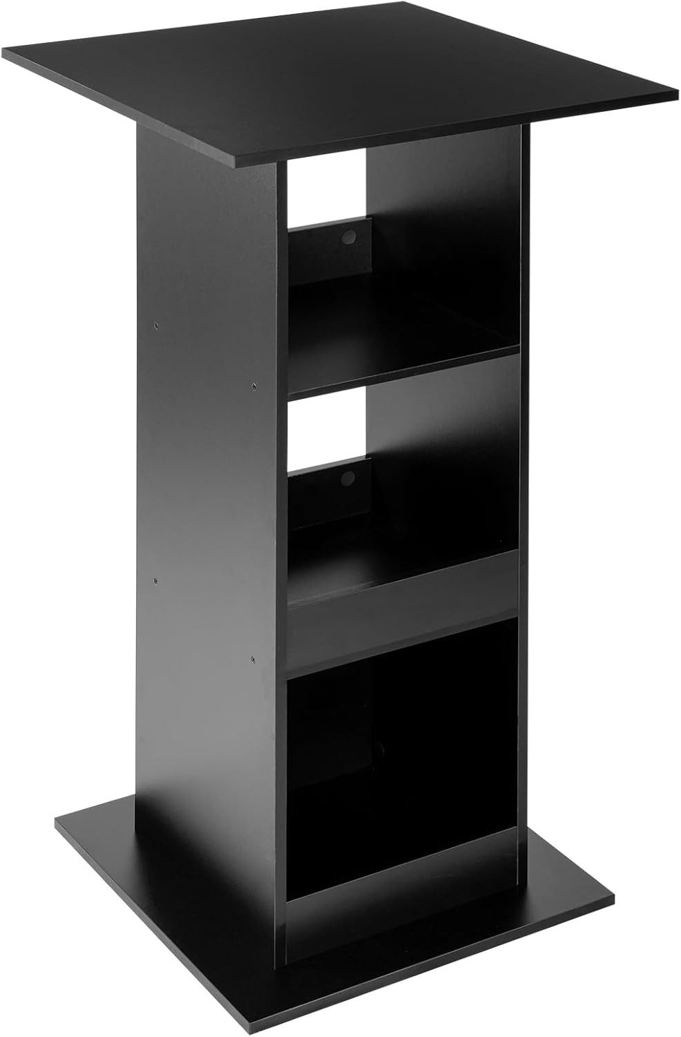 Woltu Bartisch (1-St), mit 3 Regalfächern, aus Holzwerkstoff