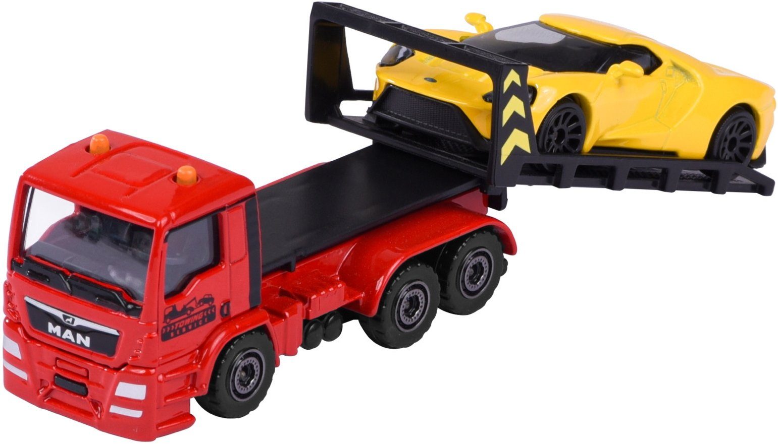 gelb Ford Spielzeug-Abschlepper Abschleppwagen MAN 212053154Q05 majORETTE GT Tow Truck mit