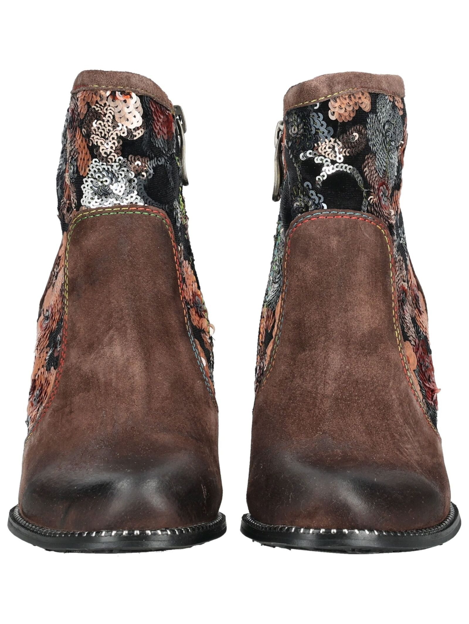 LAURA VITA LAURA VITA Stiefelette Leder/Textil High-Heel-Stiefelette