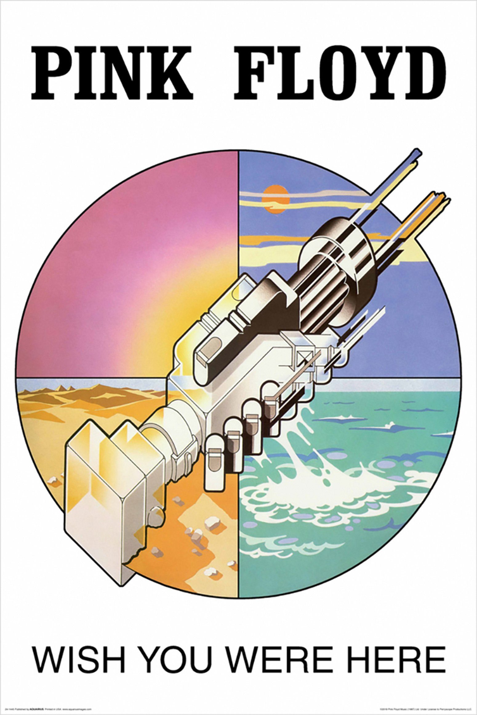 Close Up Poster Pink Floyd Poster Wish You Were Here Symbol 61 x 91,5 cm