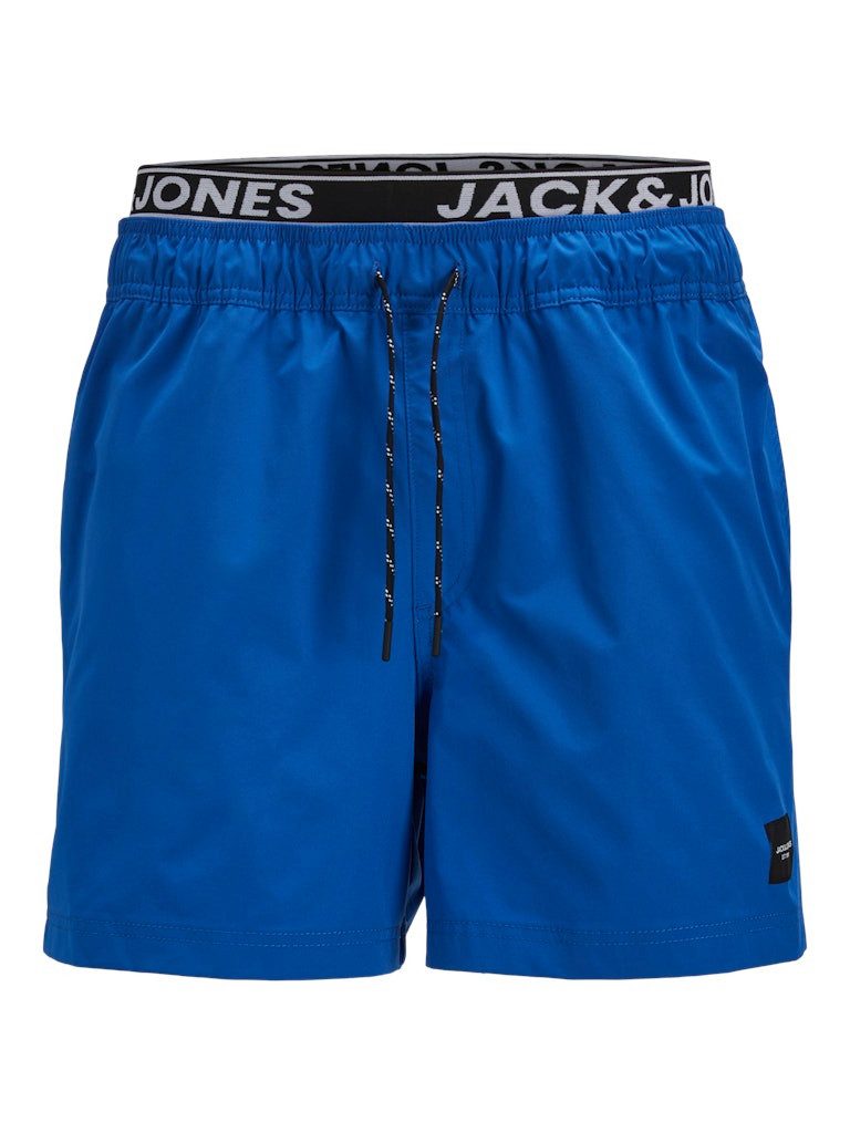 Jack & Jones Junior Badeshorts JPSTMAUI JJSWIM DB WB AKM SN JNR (1-St) elastisch
