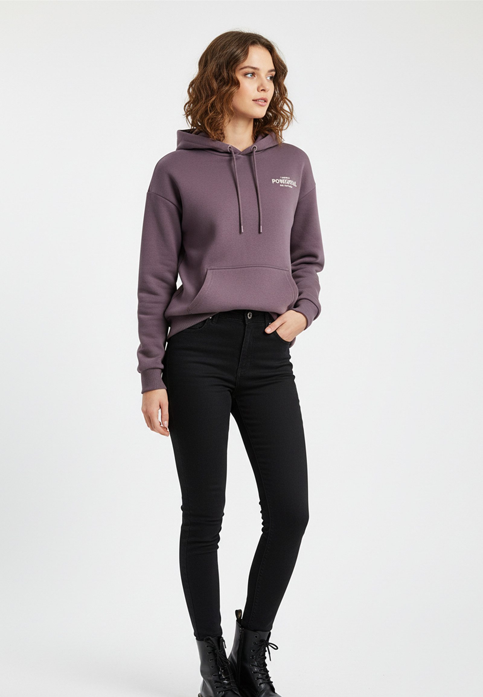 SUBLEVEL Hoodie Weicher mit Print und Komfortpassform (1-tlg) Hoodie mit Br günstig online kaufen