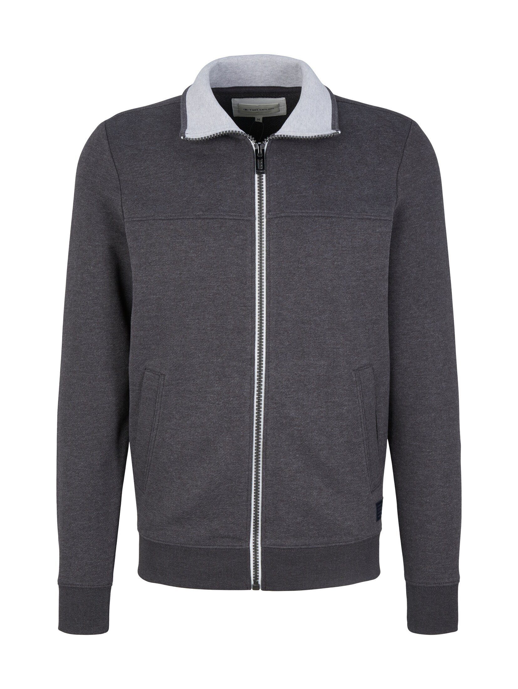 TOM TAILOR Sweatshirt Sweatjacke mit Ziernaht günstig online kaufen