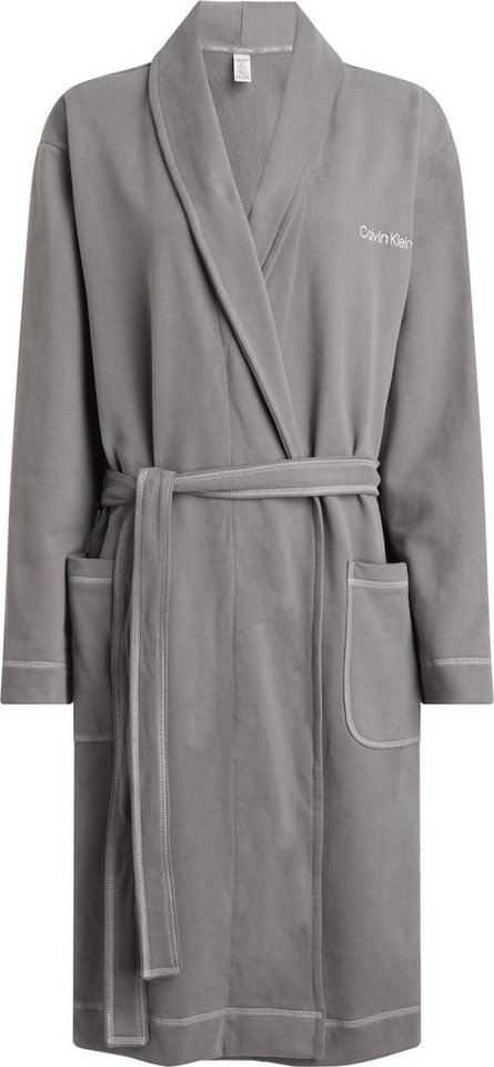 Calvin Klein Underwear Bademantel ROBE, Midilänge, Baumwolle, Gürtel, mit  Gürtel