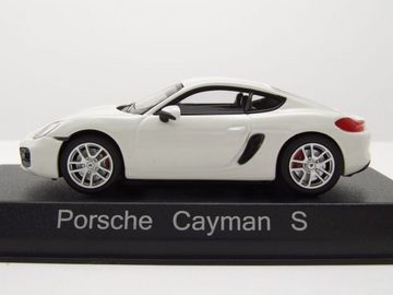 Norev Modellauto Porsche Cayman S 2013 weiß Modellauto 1:43 Norev, Maßstab 1:43