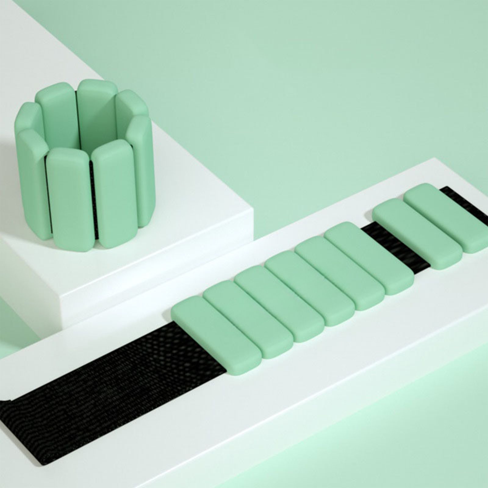 Jumpeak Gewichtsmanschette Gewichtsmanschette,Silikon,Handgelenk-Fußgelenkgewichte, (Set, 454g,907g,1633g,Klettverschluss,Mehrere Farben), 454g,907g,1633g,Klettverschluss,Mehrere Farben