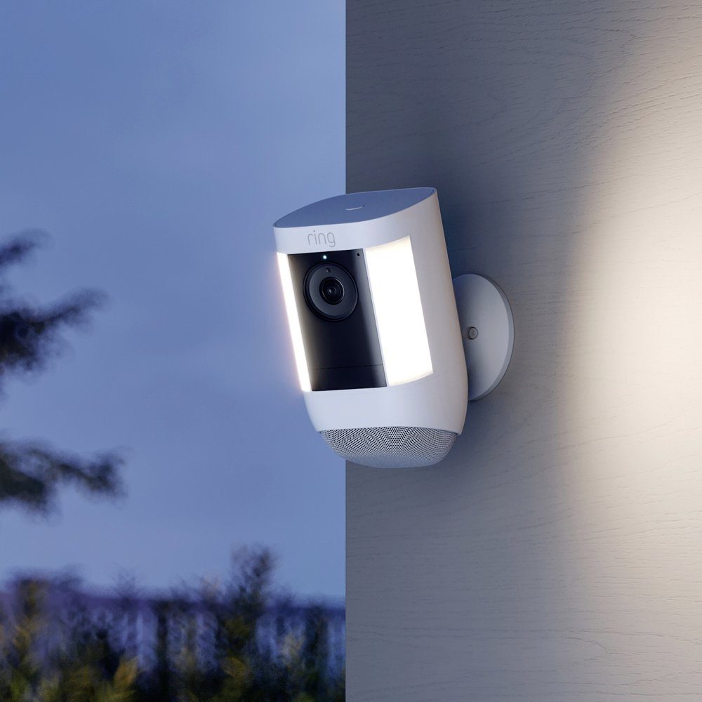 Ring Überwachungskamera ring Spotlight Cam Pro - Battery - White 8SB1S2-WEU1 WLAN IP Überwach (8SB1S2-WEU1 (Spotlight Cam Pro - Battery - White)