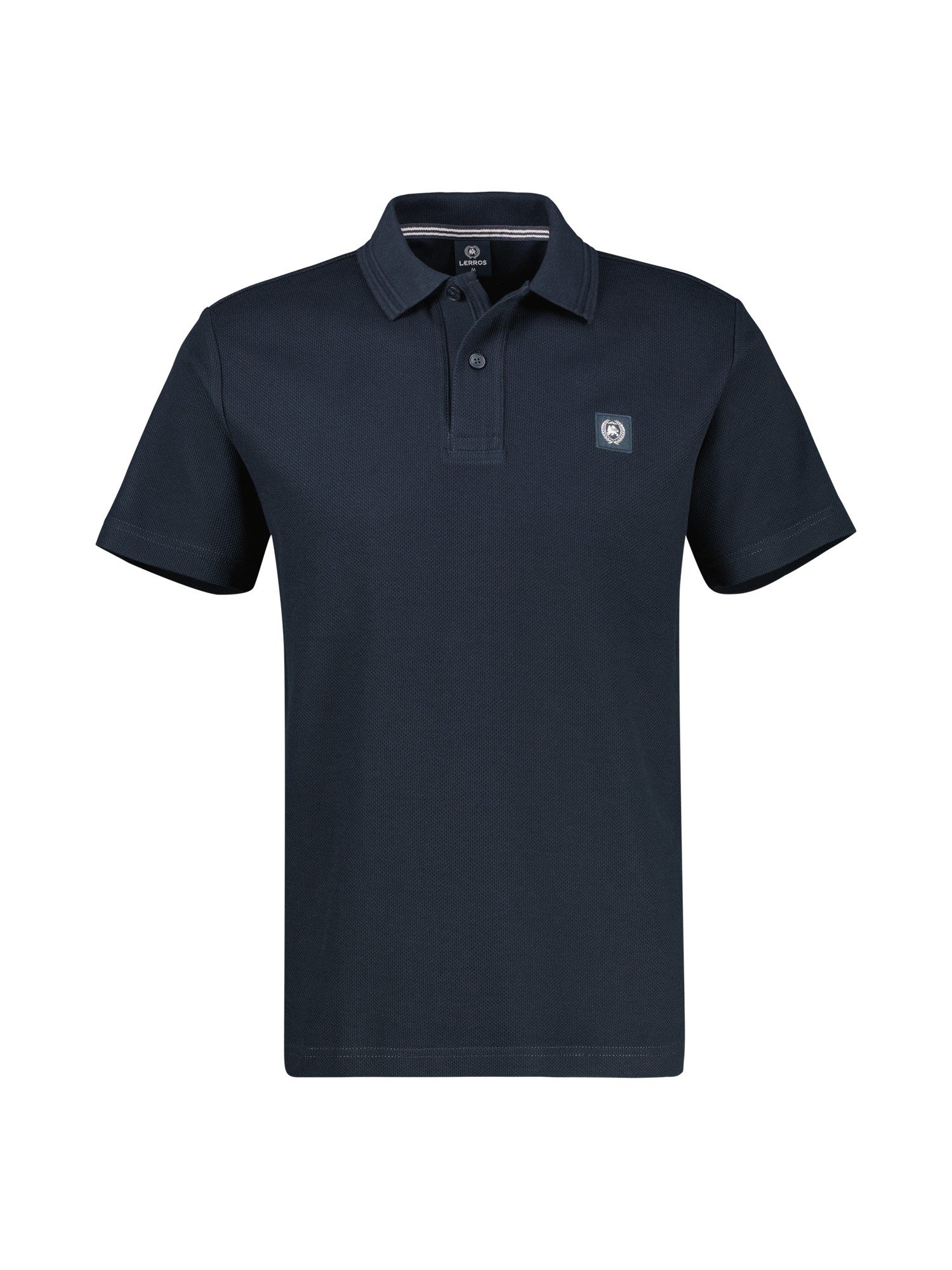 LERROS Poloshirt Poloshirt mit Waffelstruktur, grosse Größen
