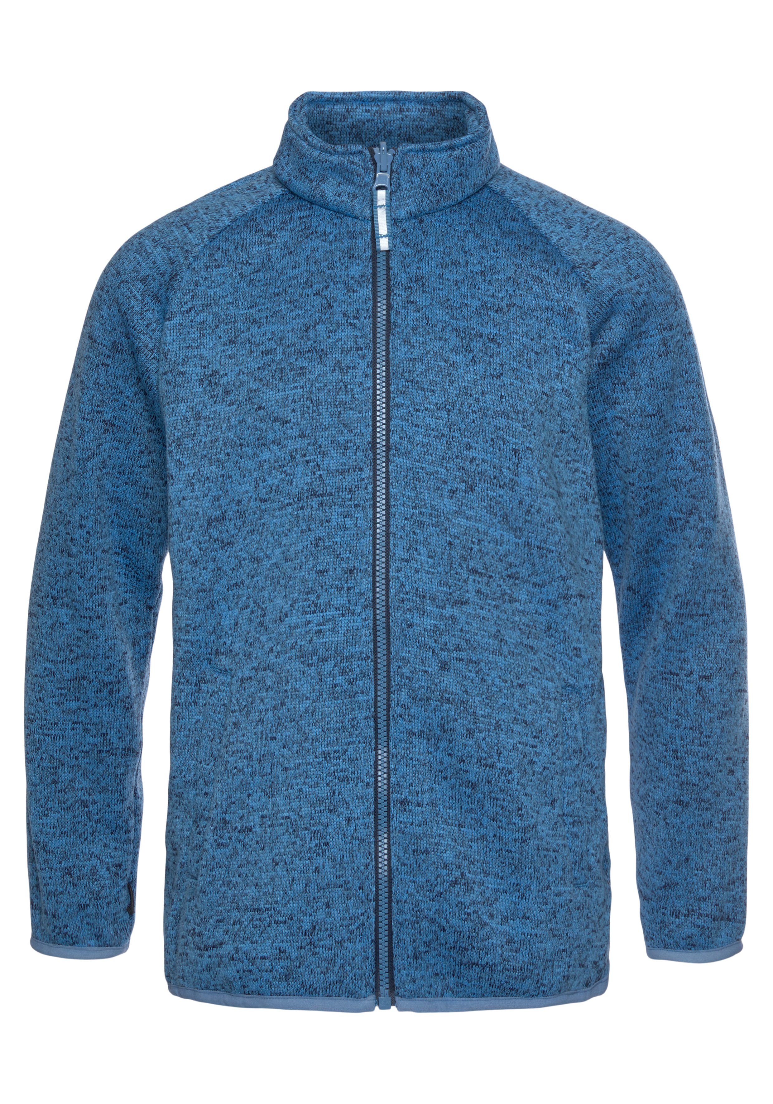 3-in-1-Funktionsjacke ALL mit Scout Strickfleecejacke marine-blau WEATHER Funktionsjacke (2-St)