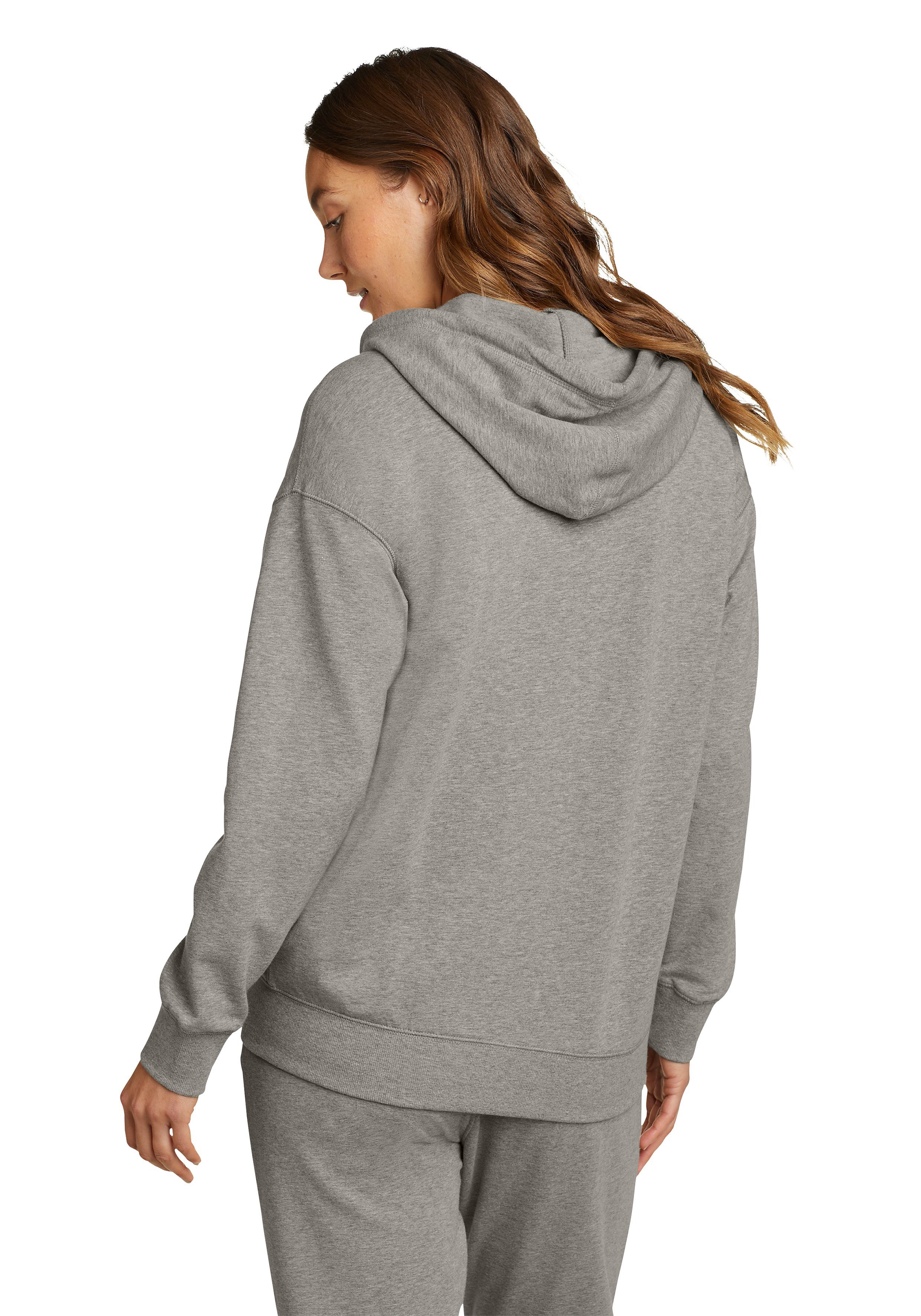 Eddie Camp ultrasoft ultraweich Bauer Grau Cozy meliert Kapuzensweatjacke