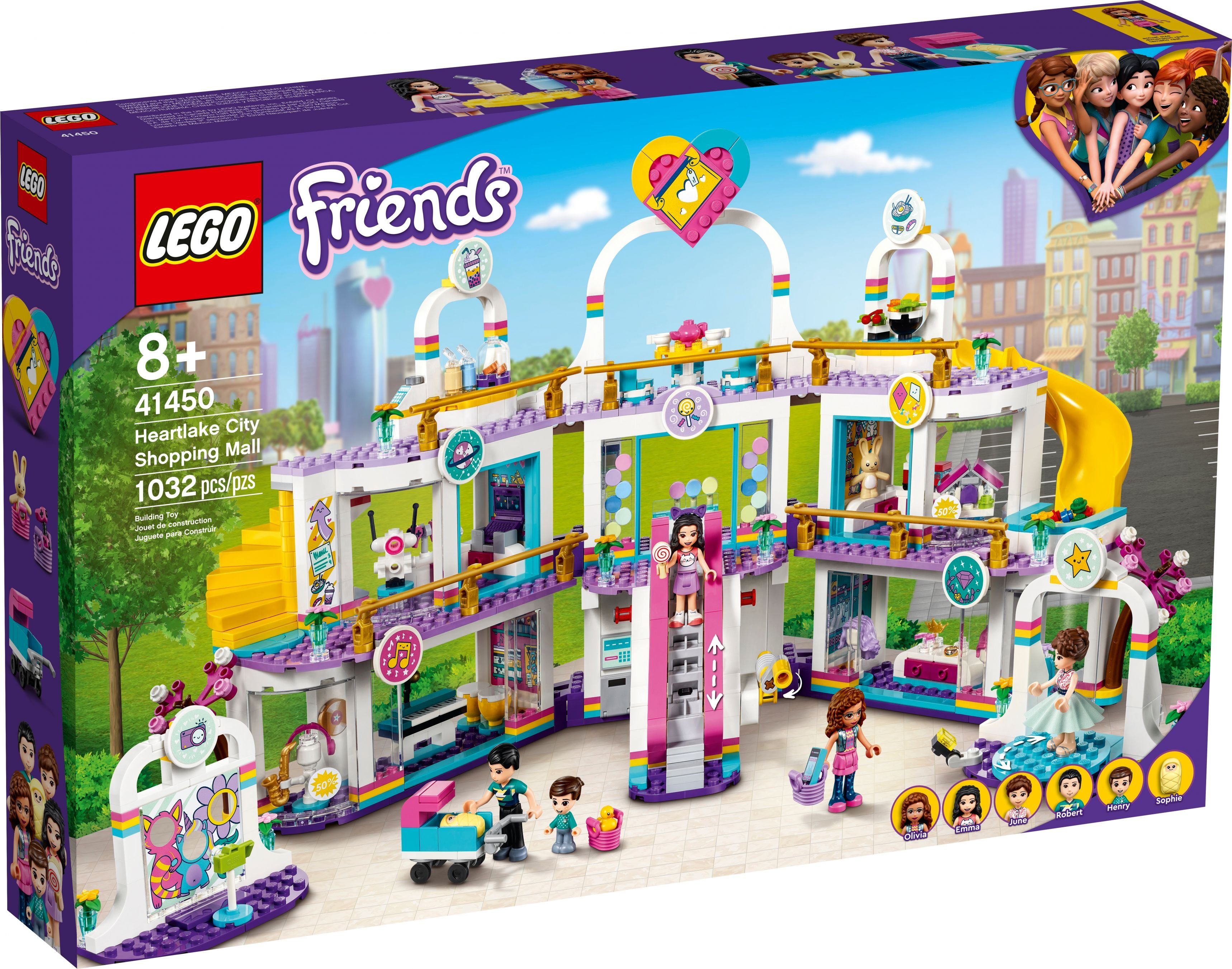 LEGO® Konstruktionsspielsteine LEGO® Friends - Heartlake City Kaufhaus, (Set, 1032 St) | Spielbausteine