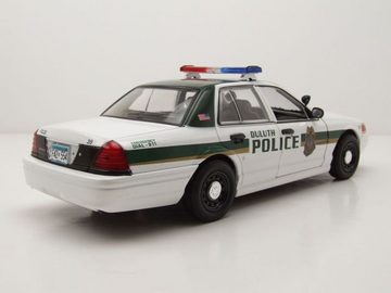 GREENLIGHT collectibles Modellauto Ford Crown Victoria 2006 weiß Police Interceptor Fargo TV-Serie Modell, Maßstab 1:24