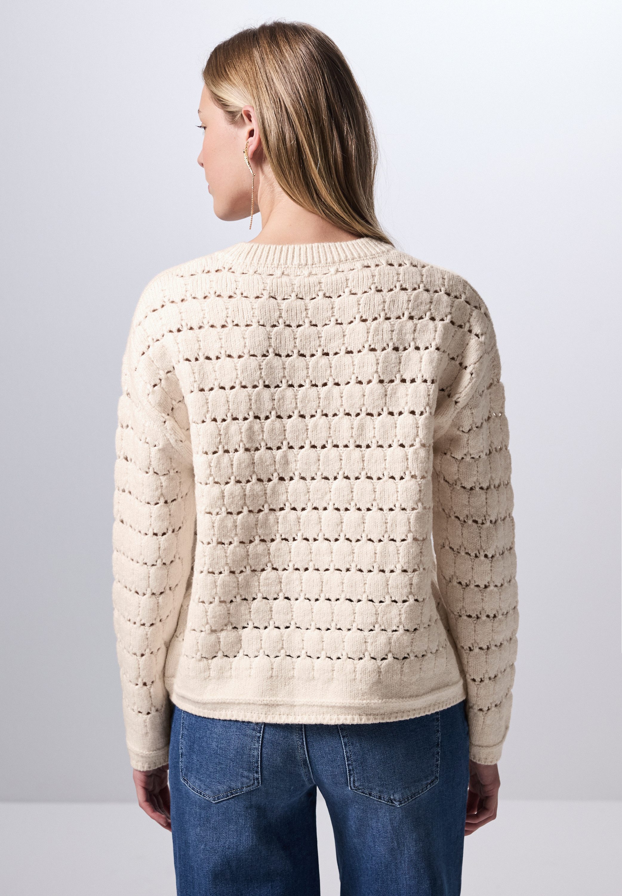 STREET ONE STUDIO Strickpullover aus softem Materialmix