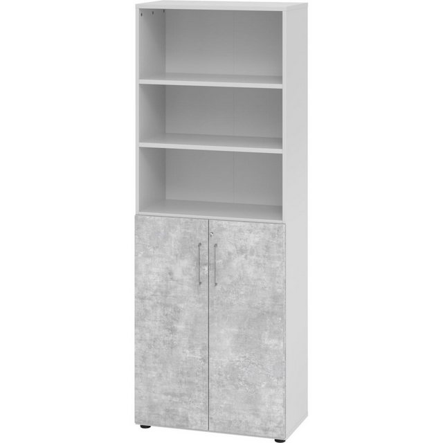 HAMMERBACHER Aktenschrank Schrank 6OH /3OH Türen BxTxH 80x42x215,6cm Griff günstig online kaufen