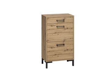 99rooms Garderoben-Set Naomi III Eiche Artisan Dekor, (Komplett-Set, (5-St), Design