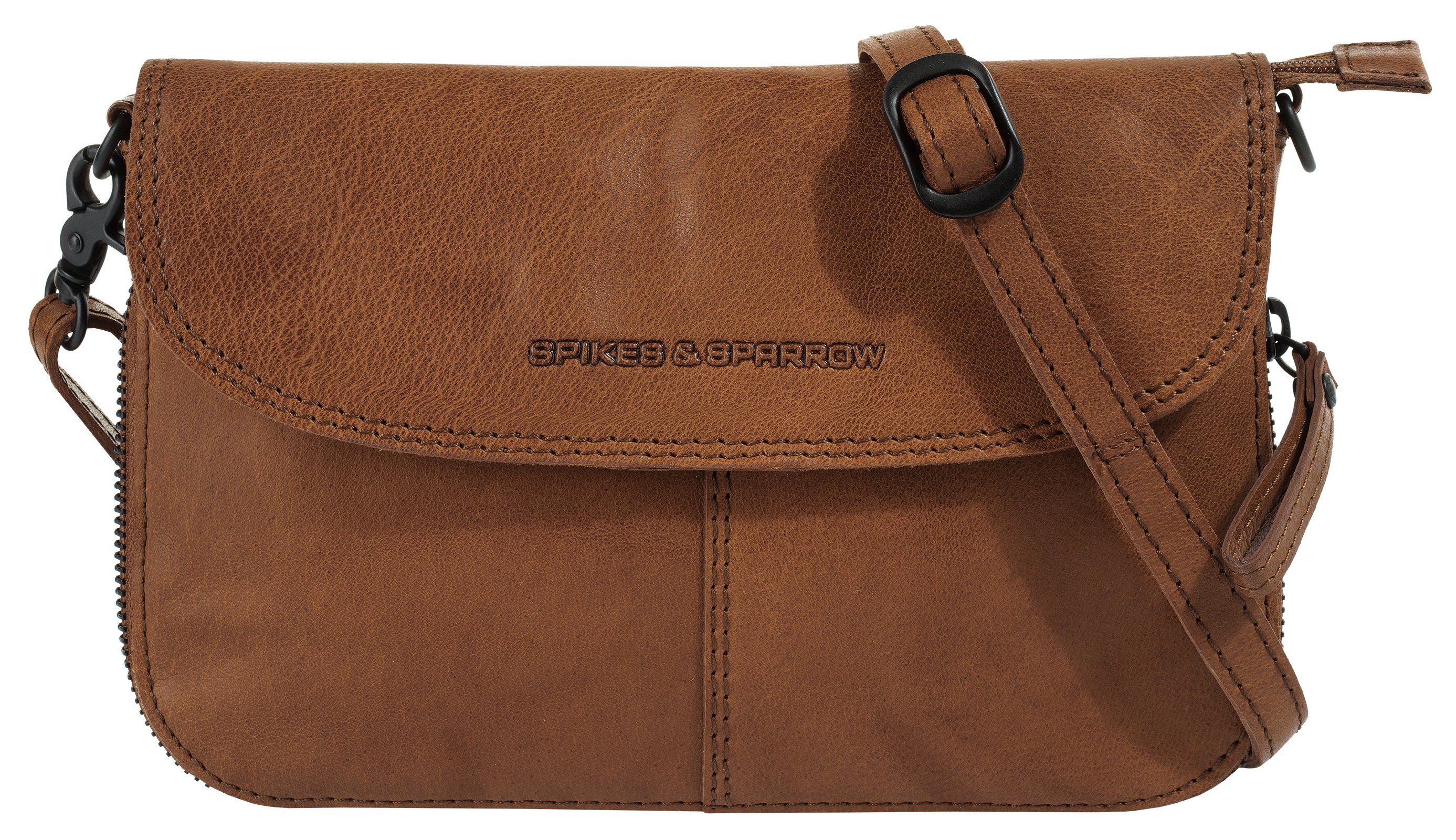 Spikes & Sparrow Umhängetasche, echt Leder günstig online kaufen