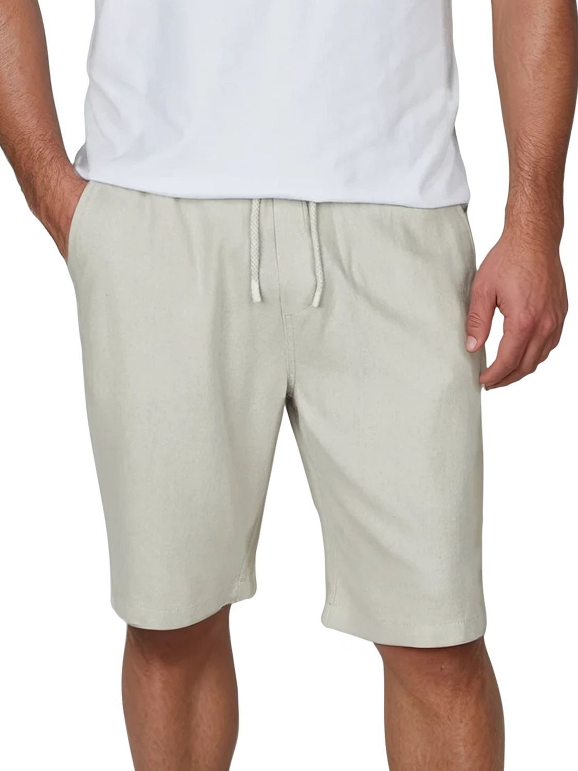 DENIMFY Chinoshorts Herren Shorts DFAlessio Regular Fit Bermudashorts mit Kordelzug