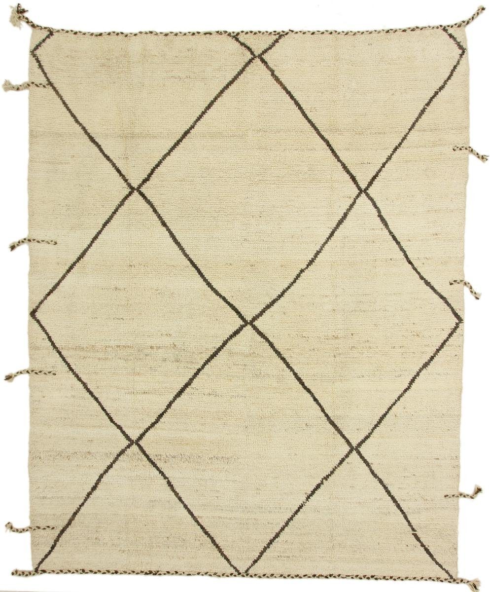 Orientteppich Berber Maroccan Design 245x305 Handgeknüpfter Moderner Orientteppich, Nain Trading, rechteckig, Höhe: 25 mm