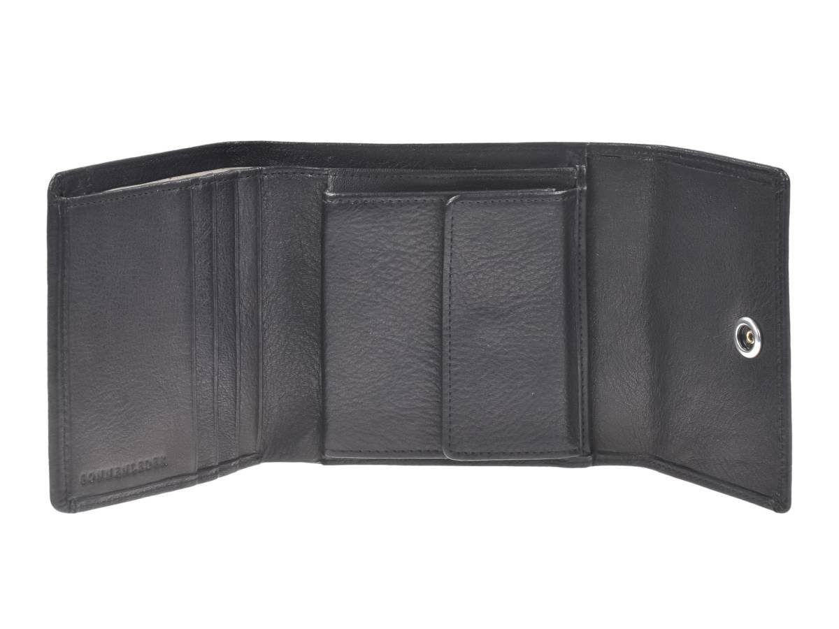 Sonnenleder Geldbörse Prien Portemonnaie Herren Leder 10x10cm 3 Kartenfächer sehr edel, Geldbeutel, 3 Kartenfächer, 10,5x10 cm, Lederbörse
