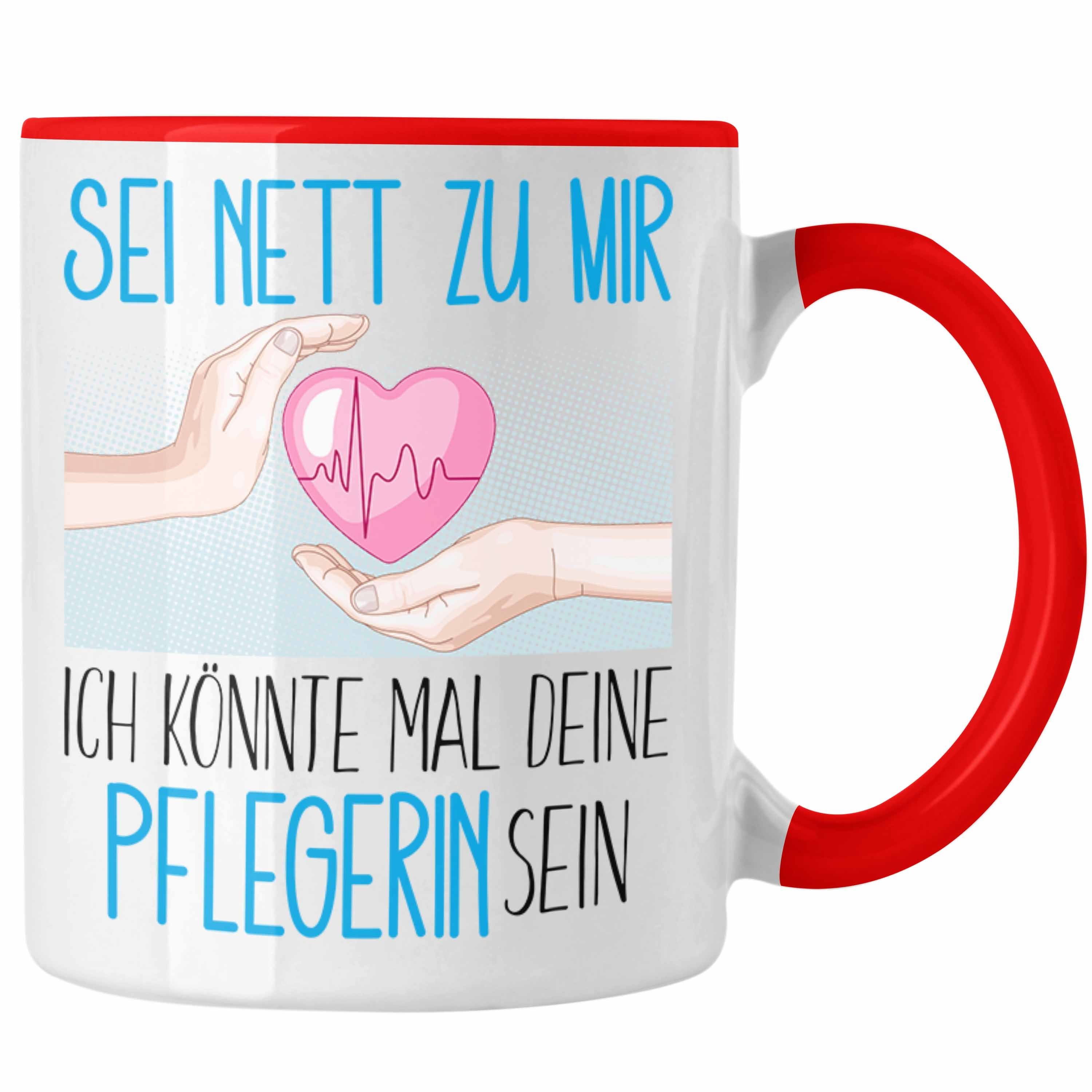 Altenpflege Pflege Se Trendation Pflegerin Rot Ausbildung Tasse Geschenkidee Tasse Geschenk