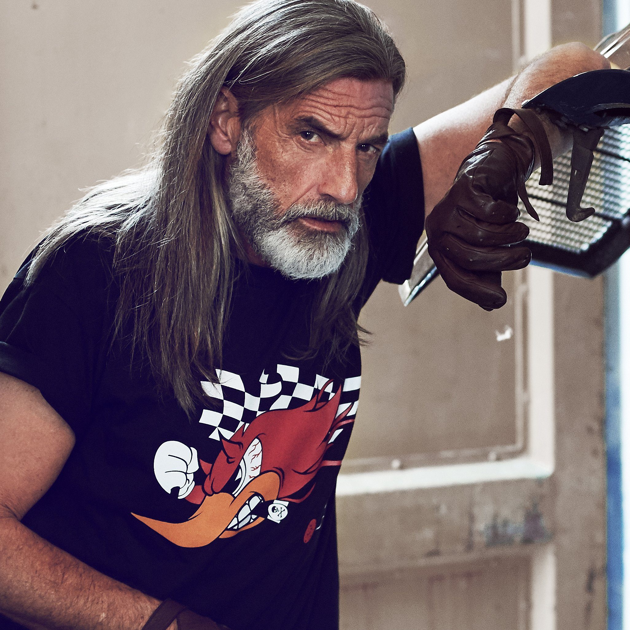 MAKAYA T-Shirt Herren Lustig Cool Motorrad günstig online kaufen