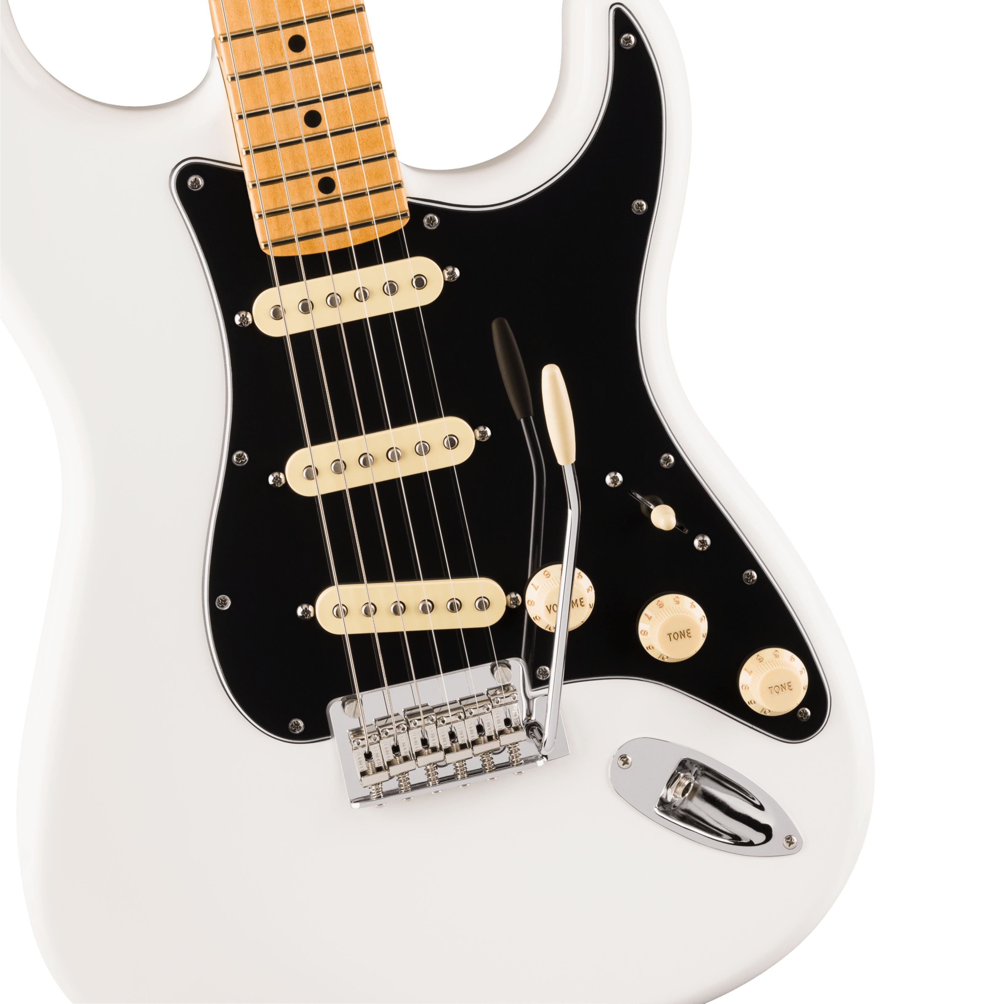 Fender E-Gitarre, E-Gitarren, ST-Modelle, Player II Stratocaster MN Polar White - E-Gitarre