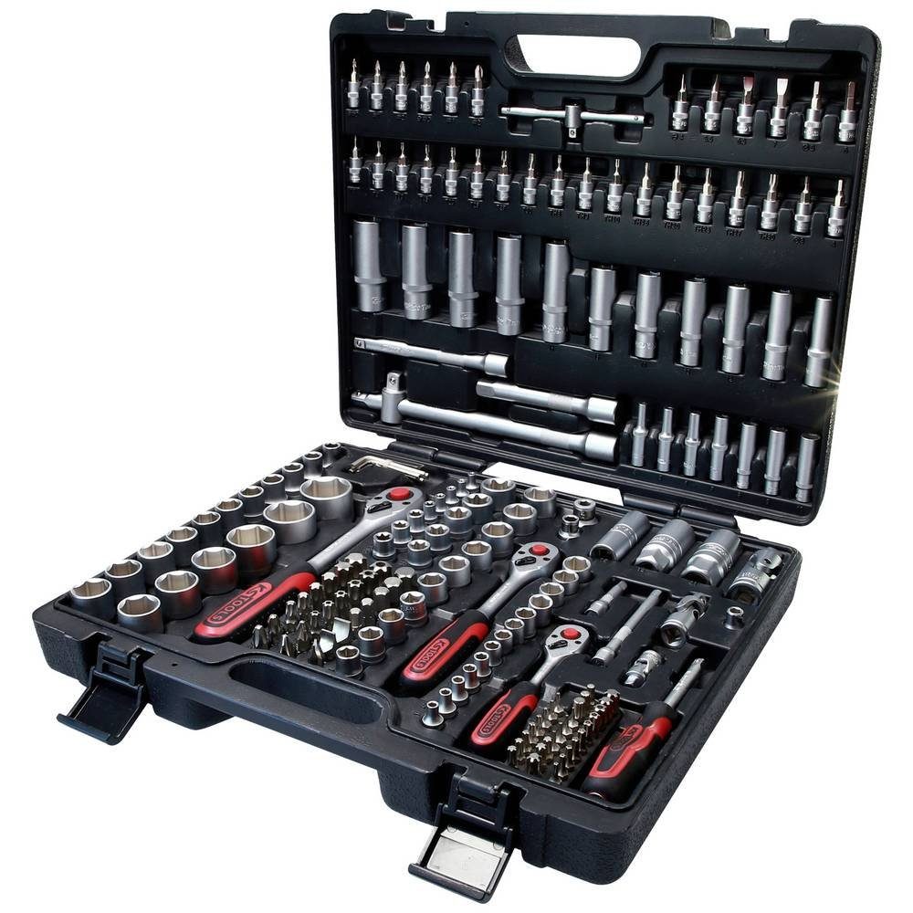 KS Tools Steckschlüssel 1/4″+3/8″+1/2″ Steckschlüssel-Satz, 179-tlg 917.0779