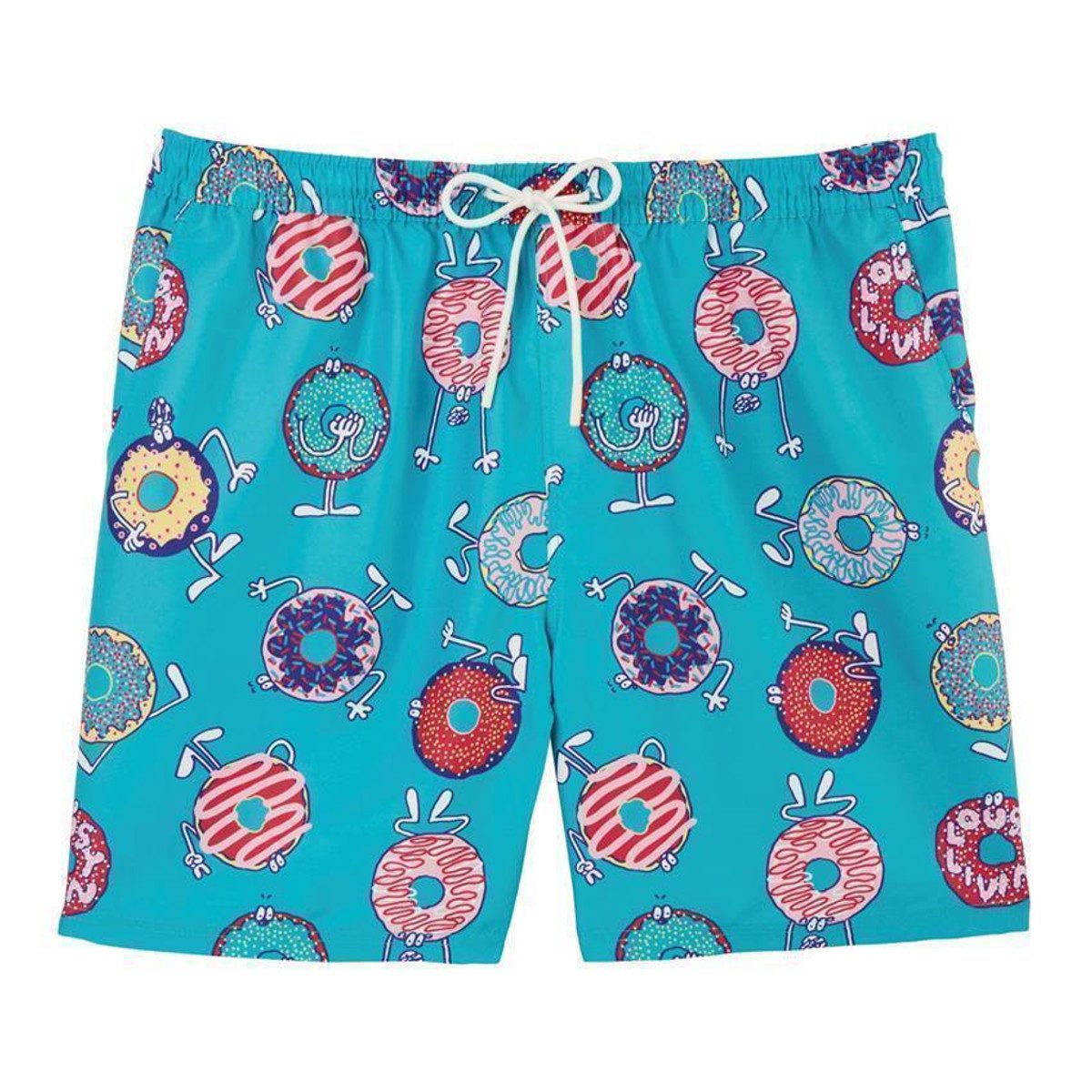 Lousy Livin Badeshorts Lousy Livin Boardshorts Donuts Beach Shorts 17 inch (Badeshorts, Badeshorts)
