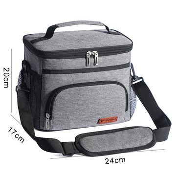 PFCTART Picknickkorb Kühltaschen, Picknick-Taschen, Lunch-Taschen, isolierte Taschen (für Lebensmitteltransport), 15L