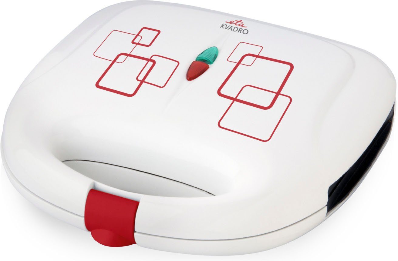 eta Sandwichmaker Kvadro, ETA415390000, viereckige Einsätze, 700 W