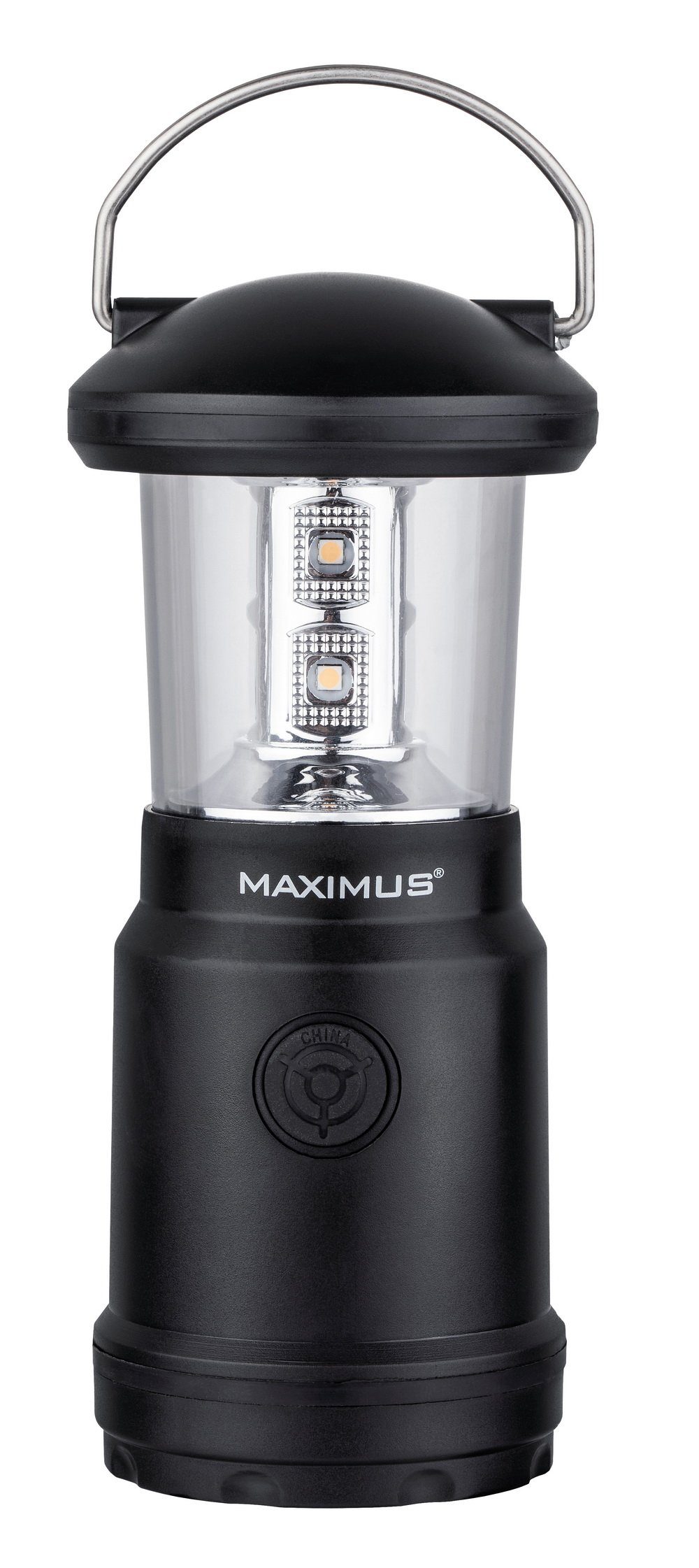 Maximus Laterne 350 lm LED-Camping-Leuchte M-LNT-20-DU mit Aufhängung, wetterfest IPX4, 2 Helligkeitsstufen